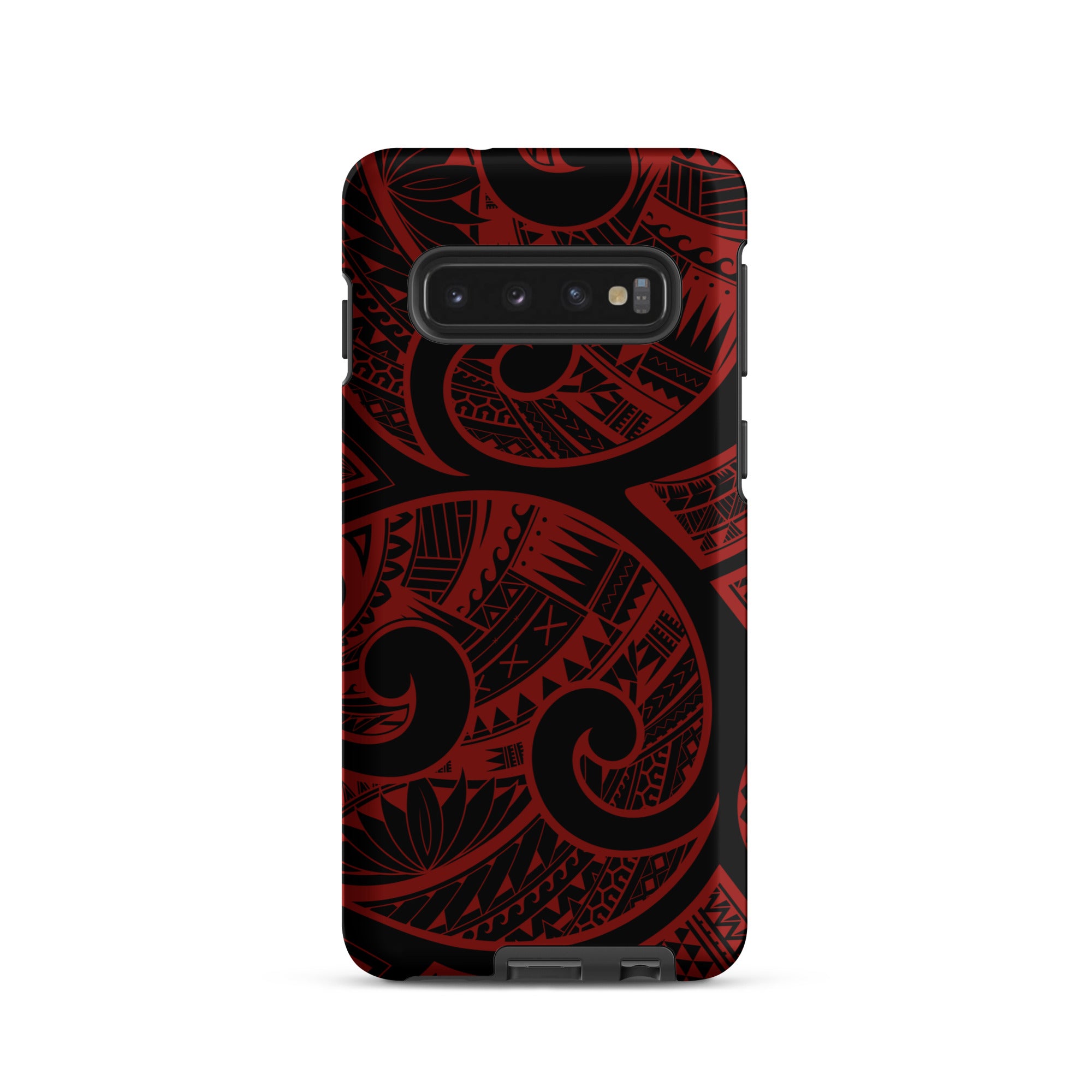 Island Tribal Red Tough Case for Samsung Galaxy Phone Case The Local Banyan