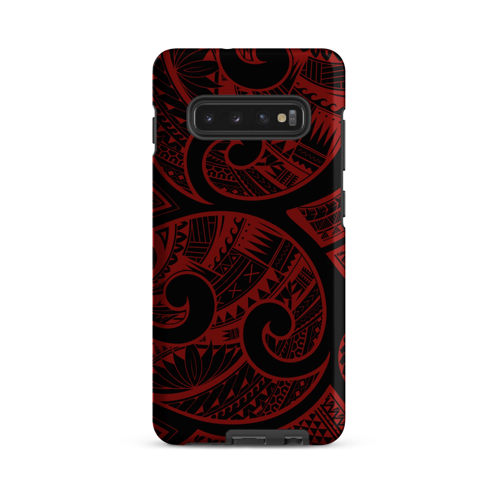 Island Tribal Red Tough Case for Samsung Galaxy Phone Case The Local Banyan