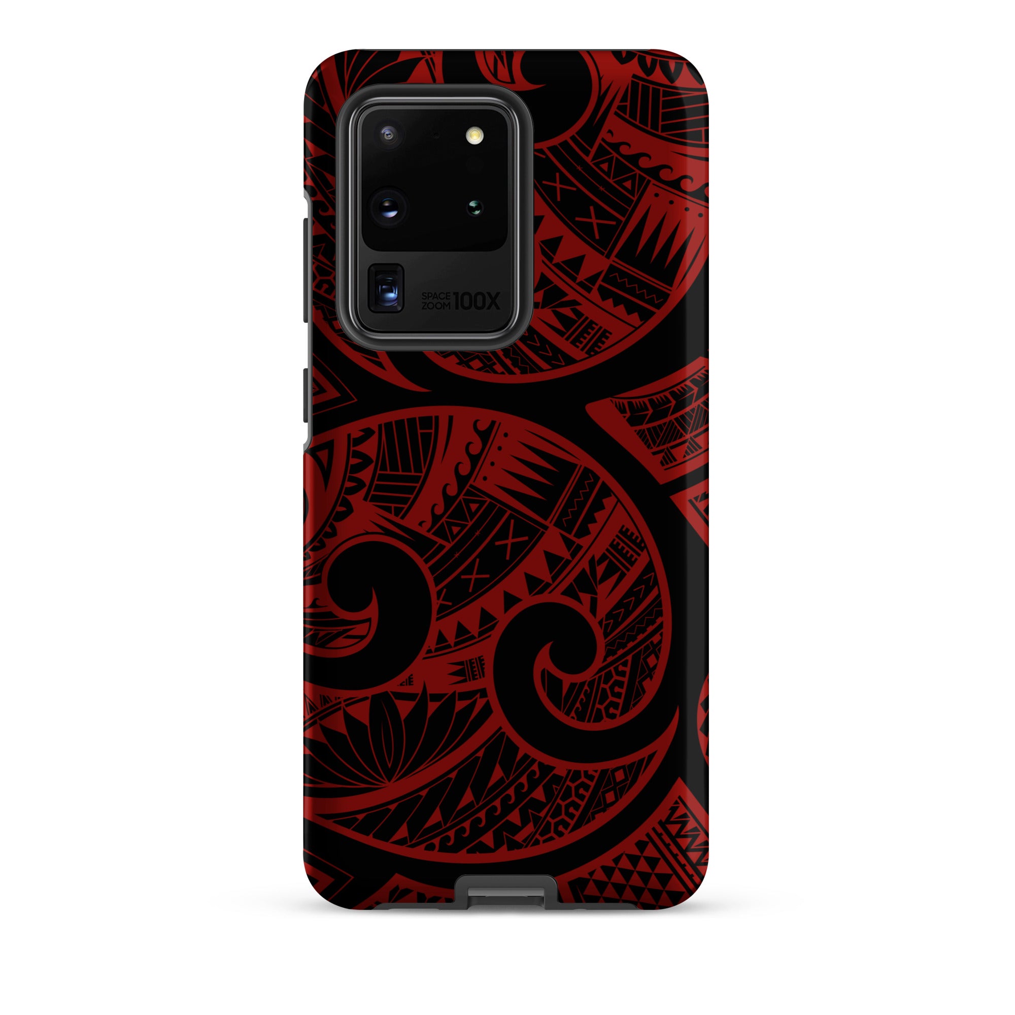 Island Tribal Red Tough Case for Samsung Galaxy Phone Case The Local Banyan Matte Samsung Galaxy S20 Ultra