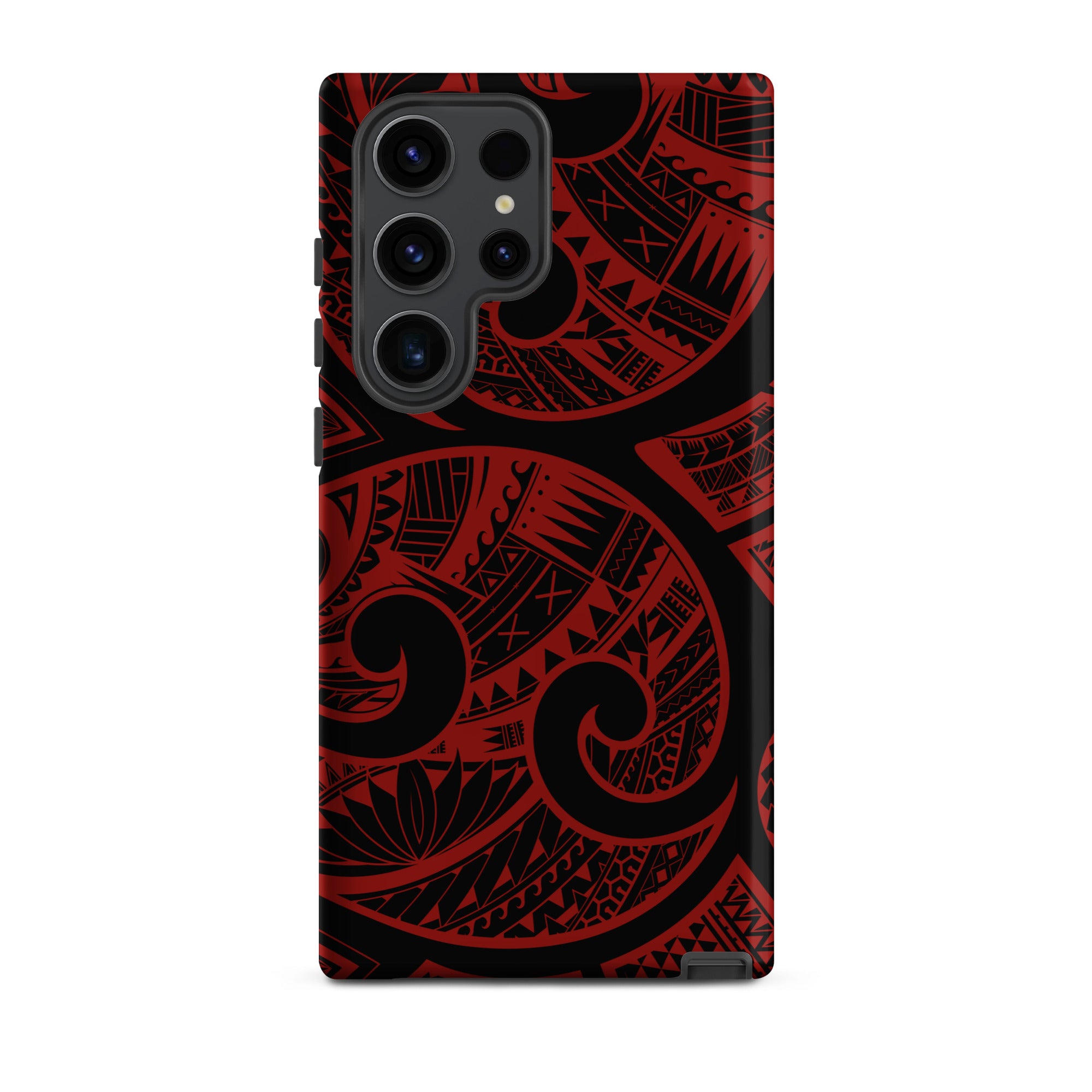 Island Tribal Red Tough Case for Samsung Galaxy Phone Case The Local Banyan Matte Samsung Galaxy S23 Ultra