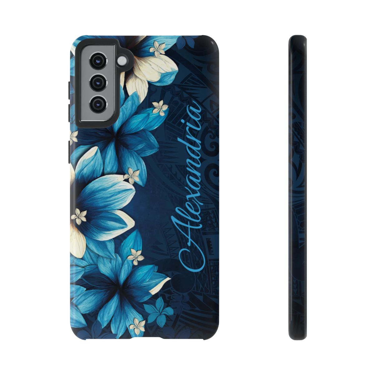 Leilani Nights Personalized Tough Case for Samsung Galaxy - Script Font Phone Case The Local Banyan Samsung Galaxy S21 Plus Glossy