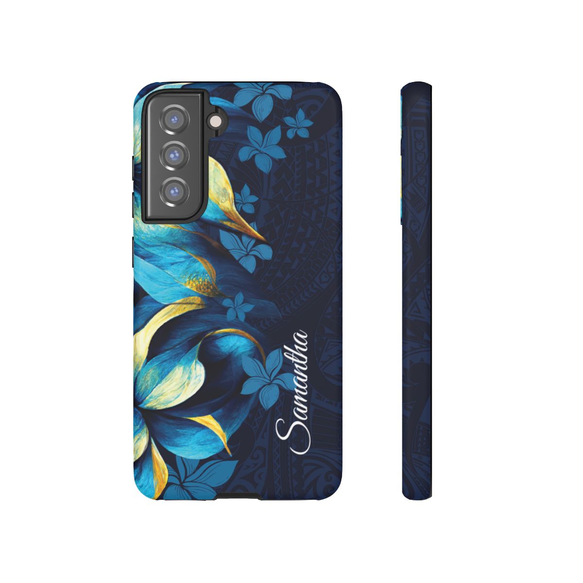 Po Mahina Personalized Tough Case for Samsung Galaxy Phone Case The Local Banyan Samsung Galaxy S21 FE Matte