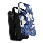 Eternal Blue Plumeria Personalized Tough Case for iPhone Phone Case The Local Banyan