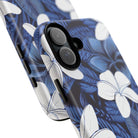 Eternal Blue Plumeria Personalized Tough Case for iPhone Phone Case The Local Banyan