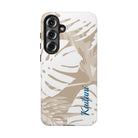 Exotic Monstera Personalized Tough Case for Samsung Galaxy Phone Case The Local Banyan Samsung Galaxy S25 Plus Glossy