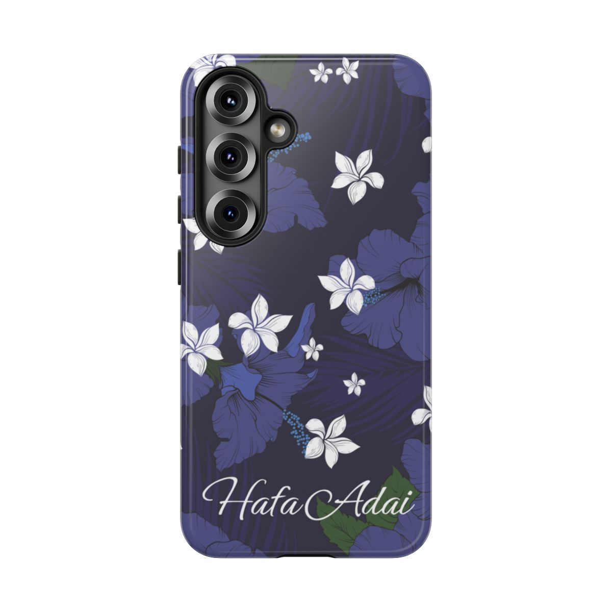 Vintage Blue Personalized Tough Case for Samsung Galaxy Phone Case The Local Banyan Samsung Galaxy S25 Glossy