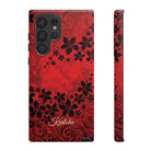 Keahi Pua Personalized Tough Case for Samsung Galaxy Phone Case The Local Banyan Samsung Galaxy S22 Ultra Matte