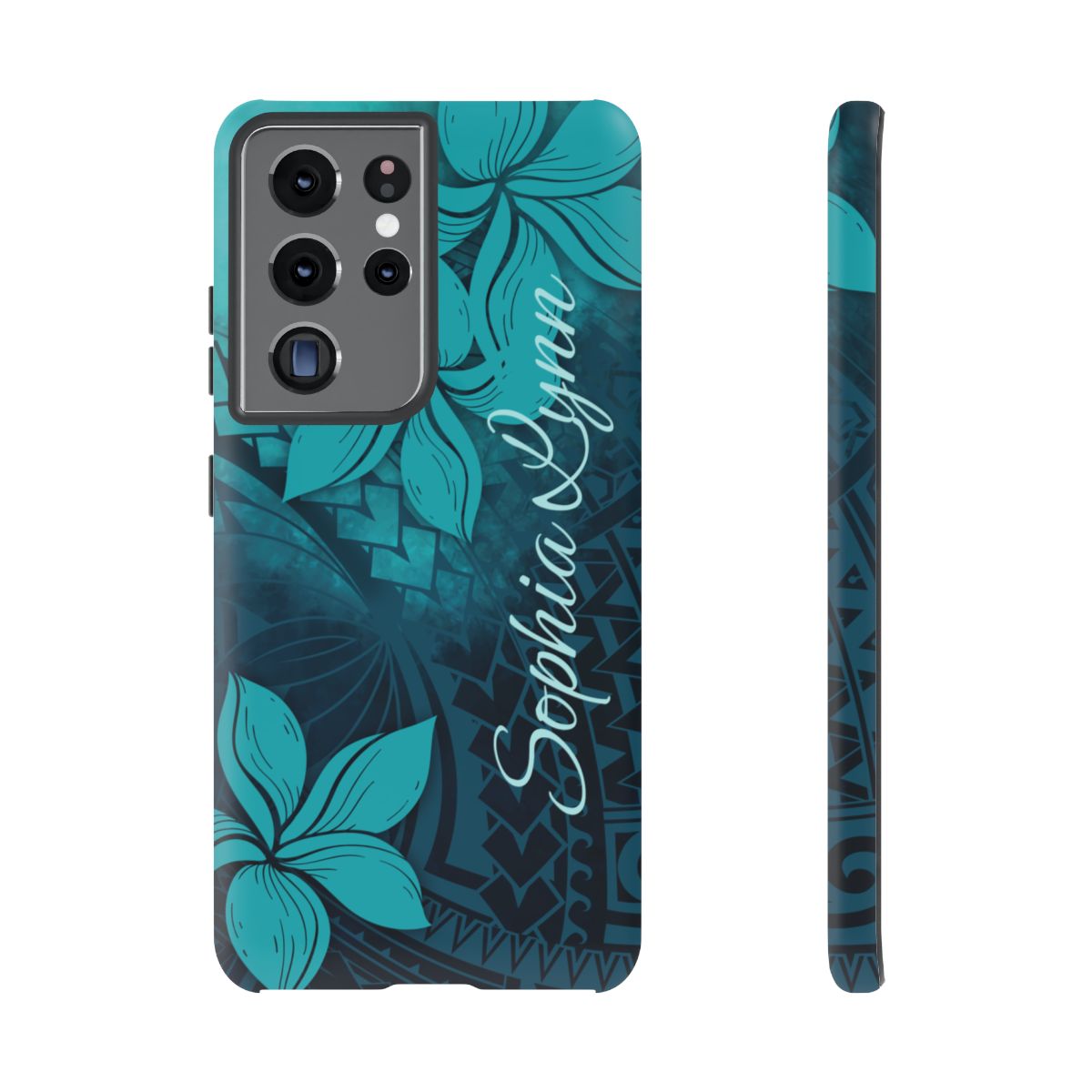 Moana Bloom Personalized Tough Case for Samsung Galaxy - Script Font Phone Case The Local Banyan Samsung Galaxy S21 Ultra Matte