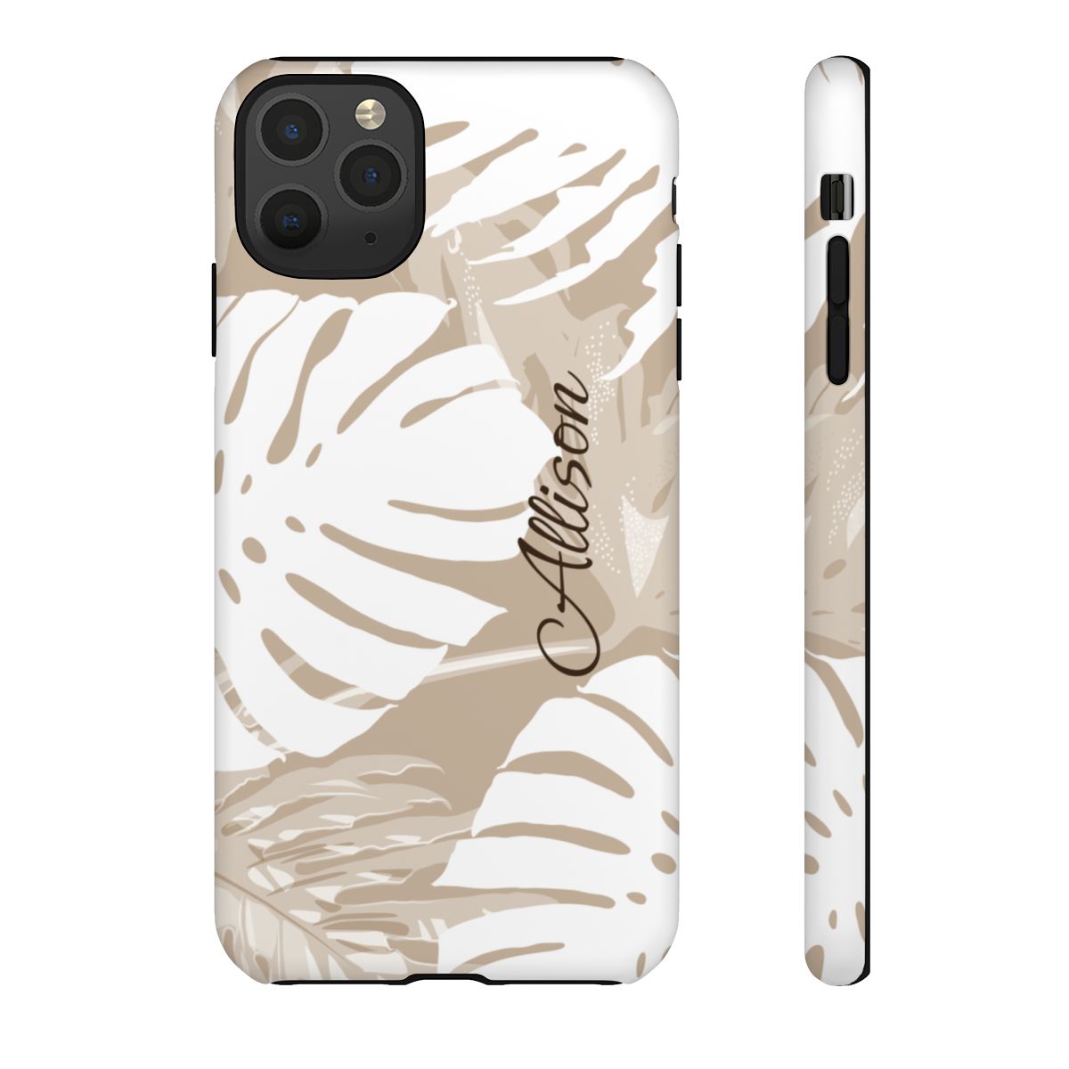 Exotic Monstera Personalized Tough Case for iPhone Phone Case The Local Banyan