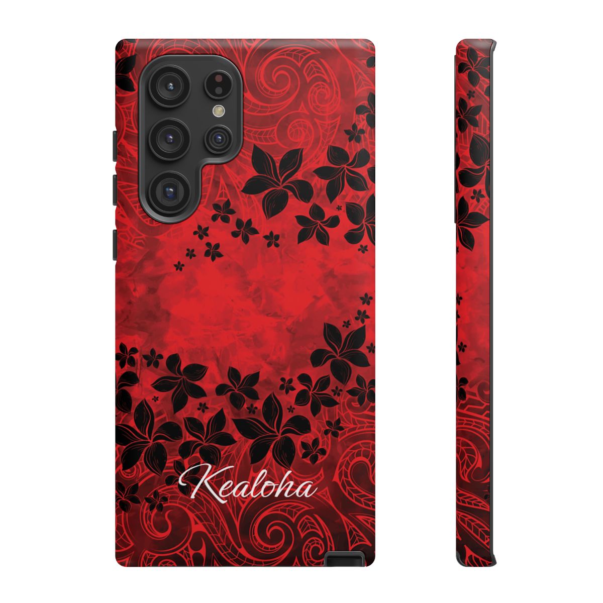 Keahi Pua Personalized Tough Case for Samsung Galaxy Phone Case The Local Banyan Samsung Galaxy S22 Ultra Matte
