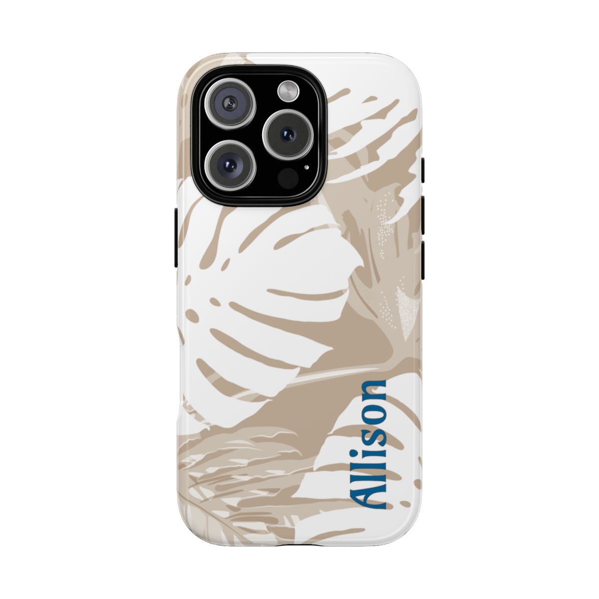 Exotic Monstera Personalized Tough Case for iPhone Phone Case The Local Banyan iPhone 16 Pro Glossy