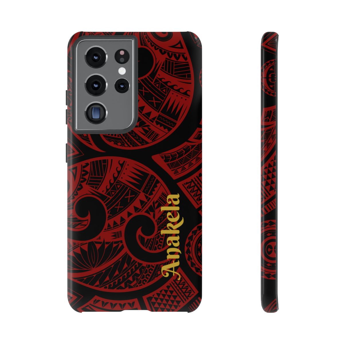 Island Tribal Personalized Tough Case for Samsung Galaxy Phone Case The Local Banyan Samsung Galaxy S21 Ultra Glossy