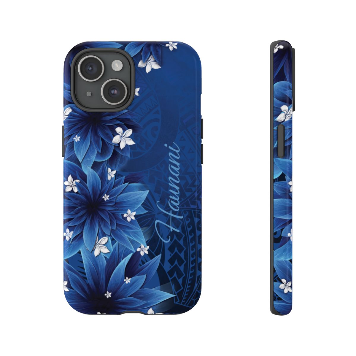 Hoku Pua Personalized Tough Case for iPhone Phone Case The Local Banyan iPhone 15 Glossy