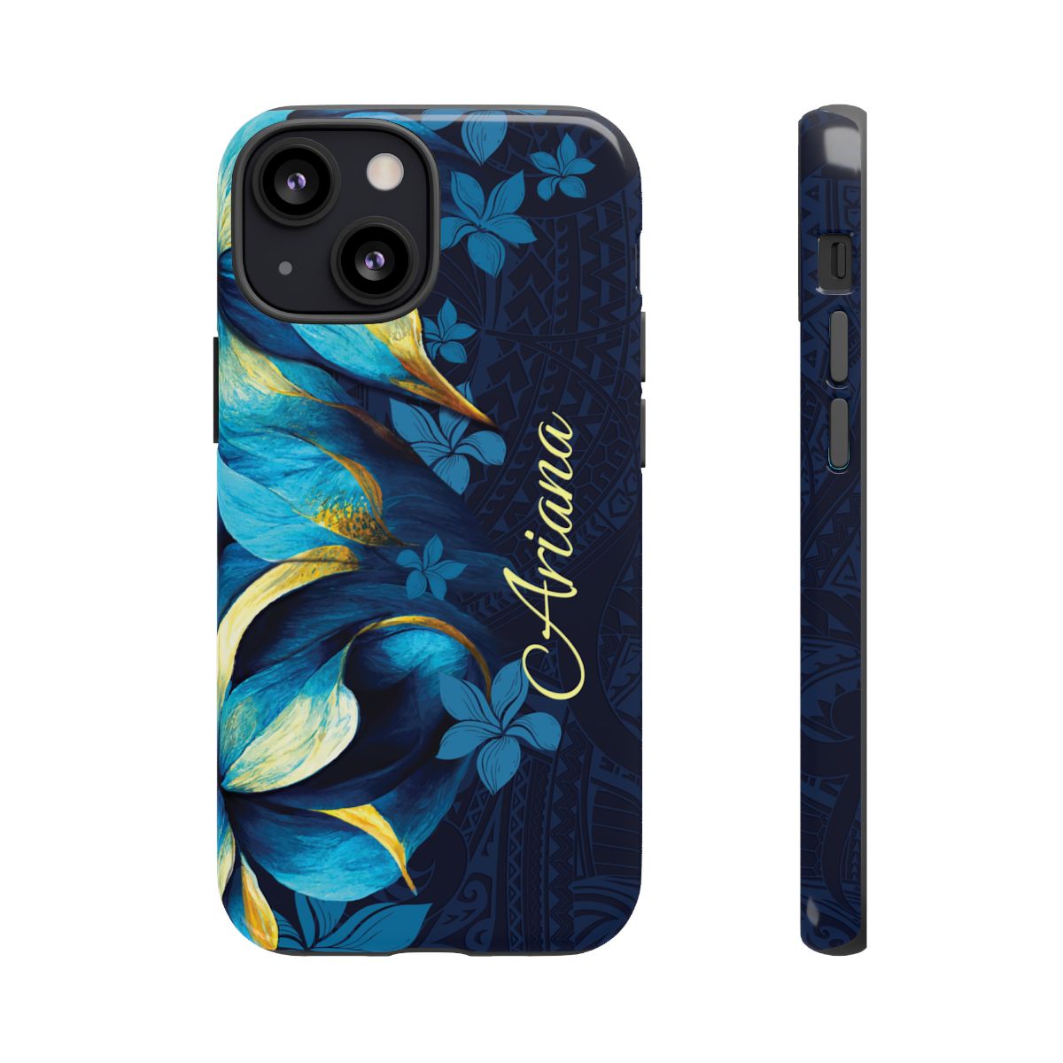 Pō Mahina Personalized Tough Case for iPhone Phone Case The Local Banyan iPhone 13 Mini Glossy