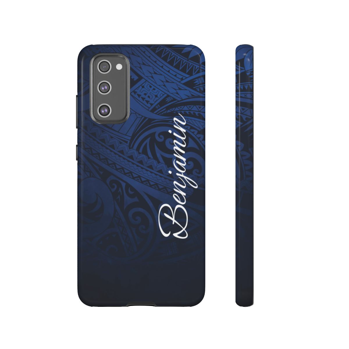Midnight Essence Personalized Tough Case for Samsung Galaxy - Script Font Phone Case The Local Banyan Samsung Galaxy S20 FE Glossy