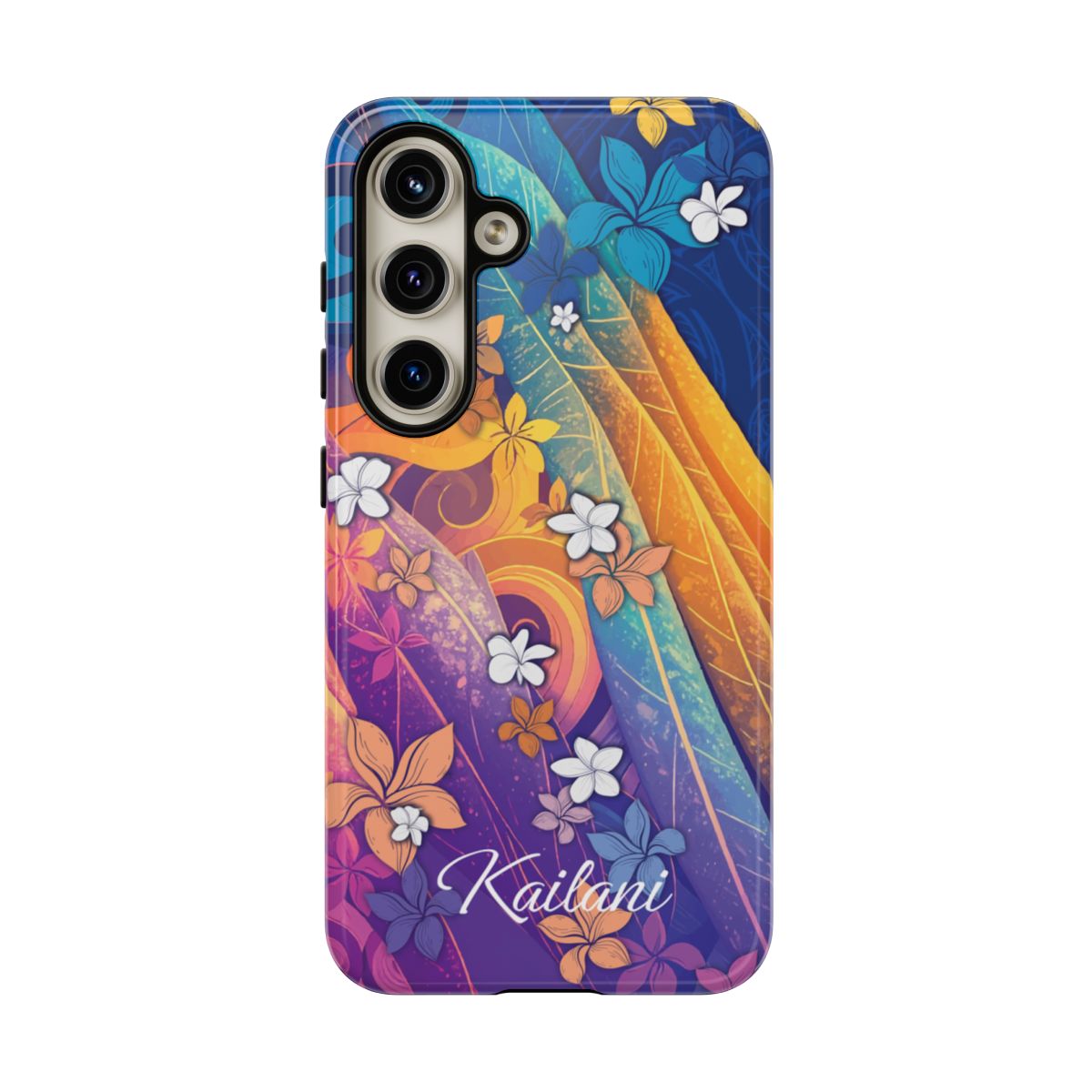 Mauna Sunrise Personalized Tough Case for Samsung Galaxy Phone Case The Local Banyan Samsung Galaxy S24 Glossy