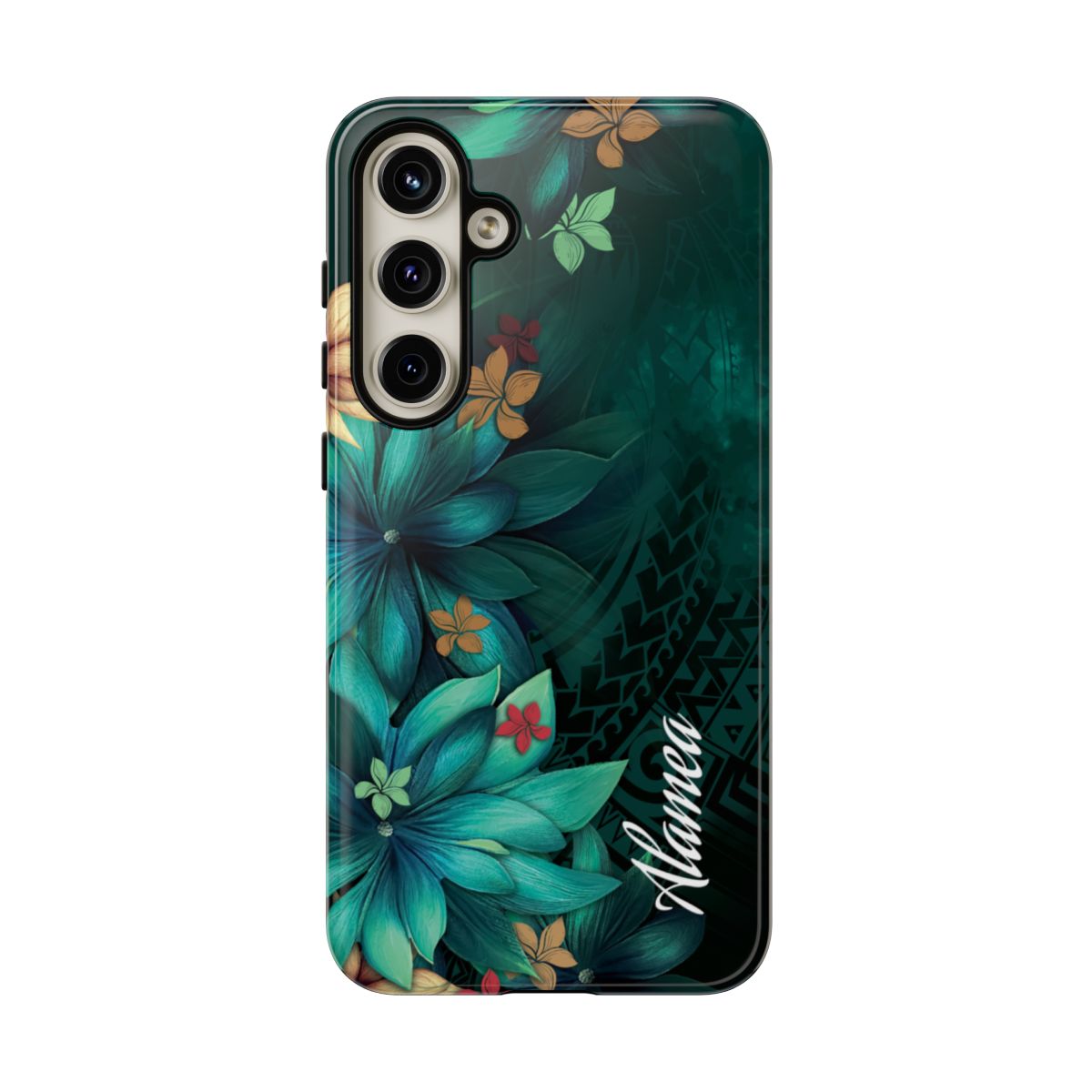 Aloha Whispers Personalized Tough Case for Samsung Galaxy Phone Case The Local Banyan Samsung Galaxy S24 Plus Glossy