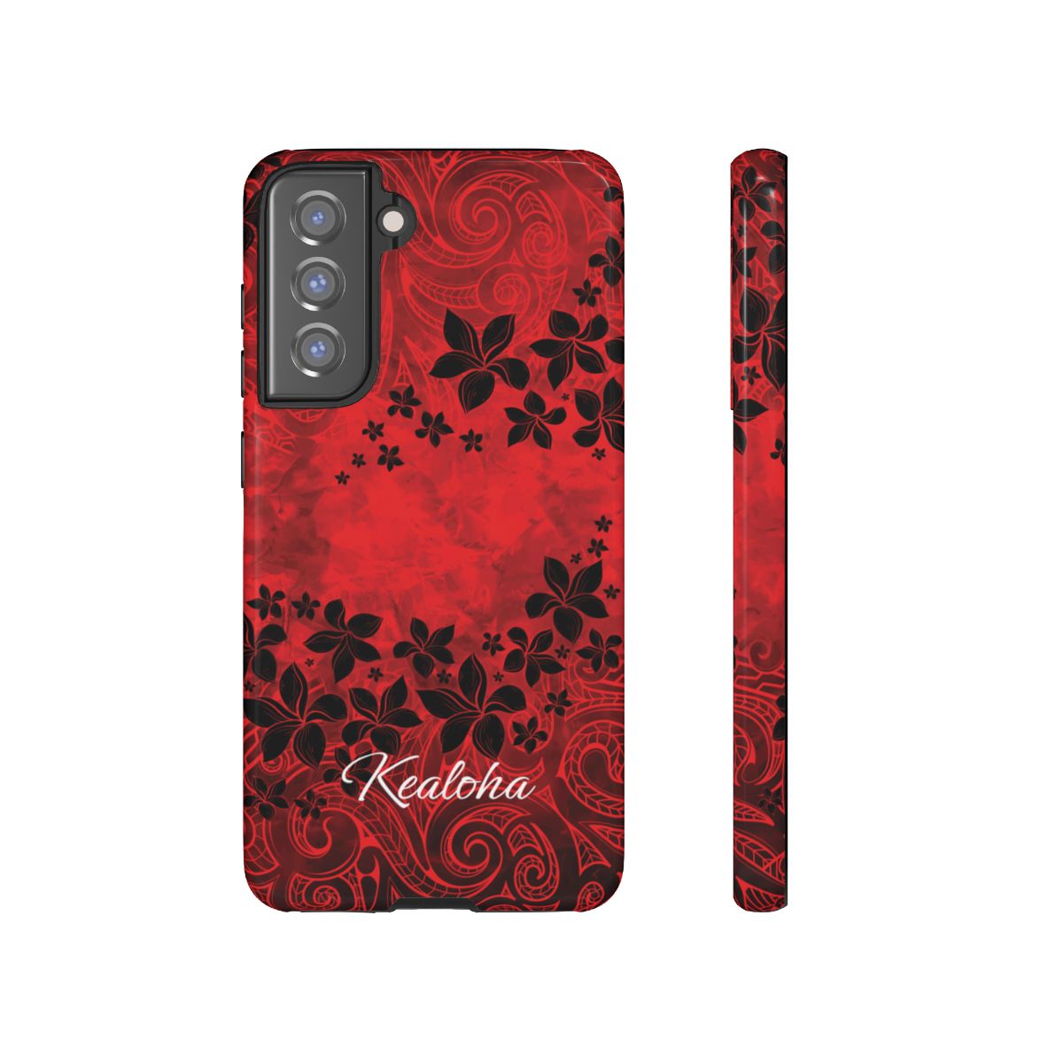 Keahi Pua Personalized Tough Case for Samsung Galaxy Phone Case The Local Banyan Samsung Galaxy S21 FE Glossy