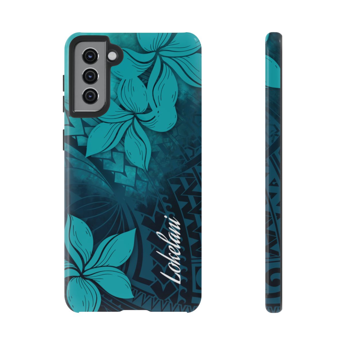 Moana Bloom Personalized Tough Case for Samsung Galaxy Phone Case The Local Banyan Samsung Galaxy S21 Plus Glossy