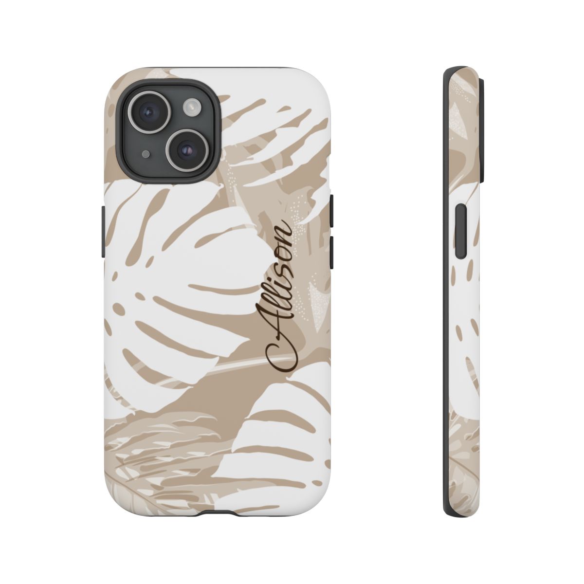 Exotic Monstera Personalized Tough Case for iPhone Phone Case The Local Banyan iPhone 15 Matte