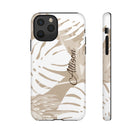 Exotic Monstera Personalized Tough Case for iPhone Phone Case The Local Banyan