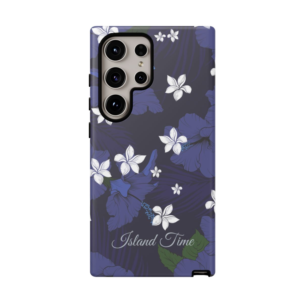 Vintage Blue Personalized Tough Case for Samsung Galaxy Phone Case The Local Banyan Samsung Galaxy S24 Ultra Matte