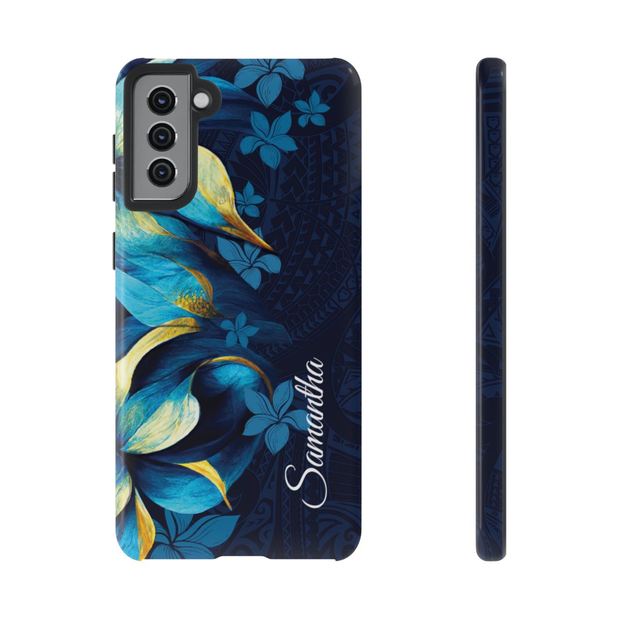Po Mahina Personalized Tough Case for Samsung Galaxy Phone Case The Local Banyan Samsung Galaxy S21 Plus Glossy