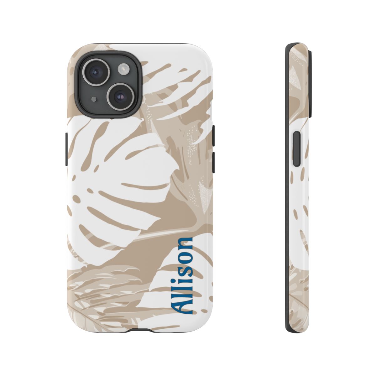 Exotic Monstera Personalized Tough Case for iPhone Phone Case The Local Banyan iPhone 15 Glossy