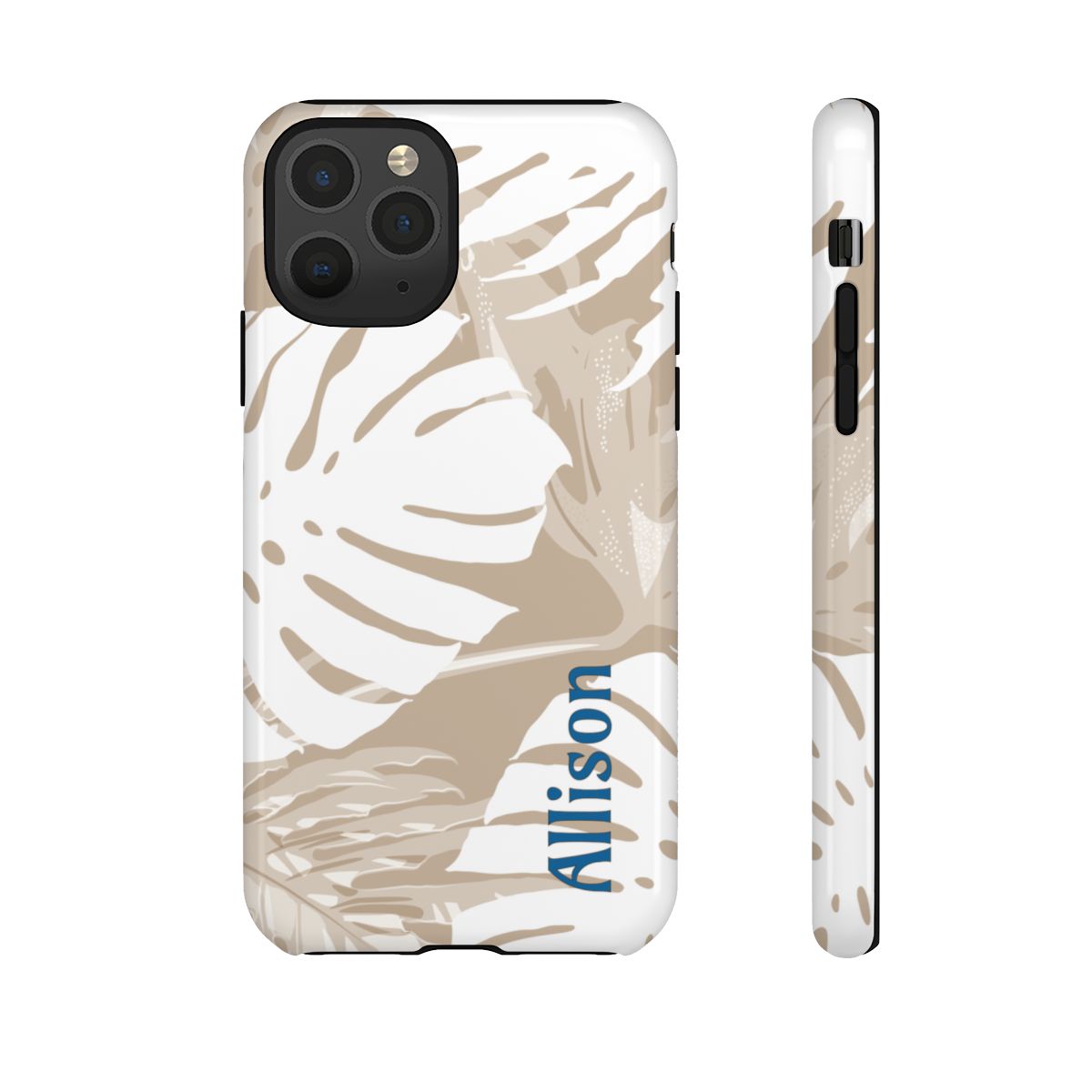 Exotic Monstera Personalized Tough Case for iPhone Phone Case The Local Banyan
