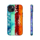 Island Vibes Personalized Tough Case for iPhone Phone Case The Local Banyan iPhone 14 Plus Glossy