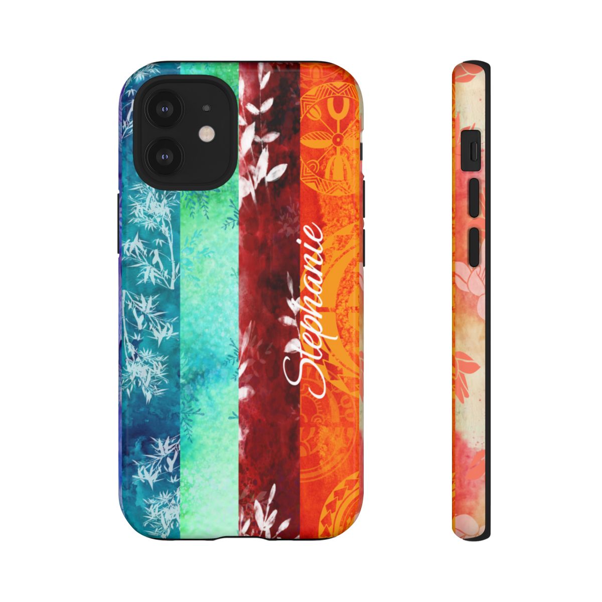 Island Vibes Personalized Tough Case for iPhone Phone Case The Local Banyan iPhone 12 Mini Glossy