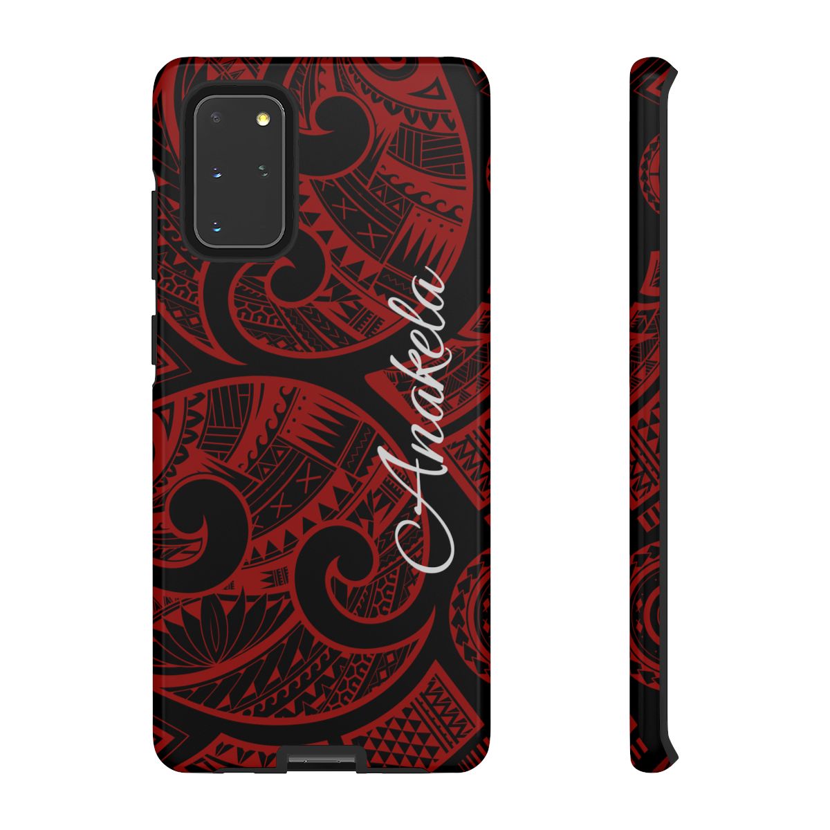 Island Tribal Personalized Tough Case for Samsung Galaxy - Script Font Phone Case The Local Banyan Samsung Galaxy S20+ Glossy