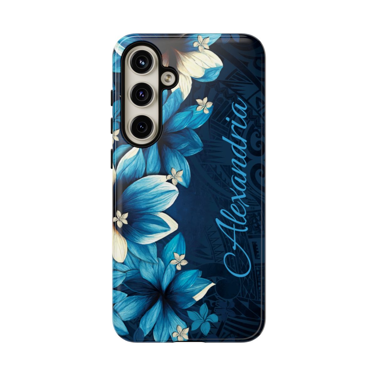 Leilani Nights Personalized Tough Case for Samsung Galaxy - Script Font Phone Case The Local Banyan Samsung Galaxy S24 Plus Glossy