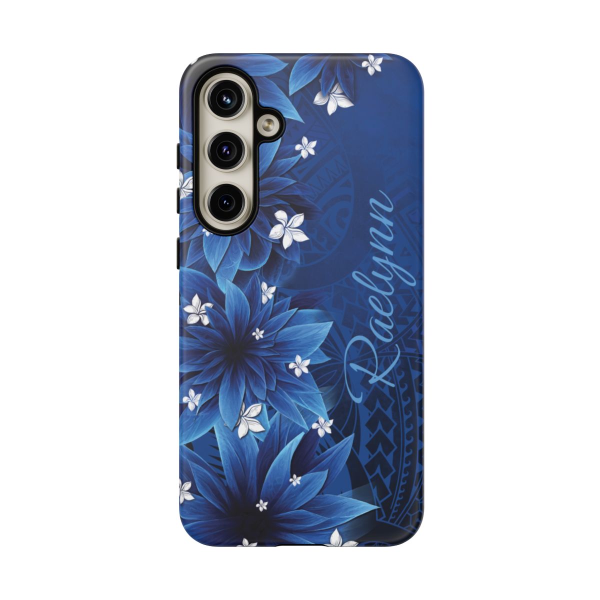 Hoku Pua Personalized Tough Case for Samsung Galaxy - Script Font Phone Case The Local Banyan Samsung Galaxy S24 Plus Matte