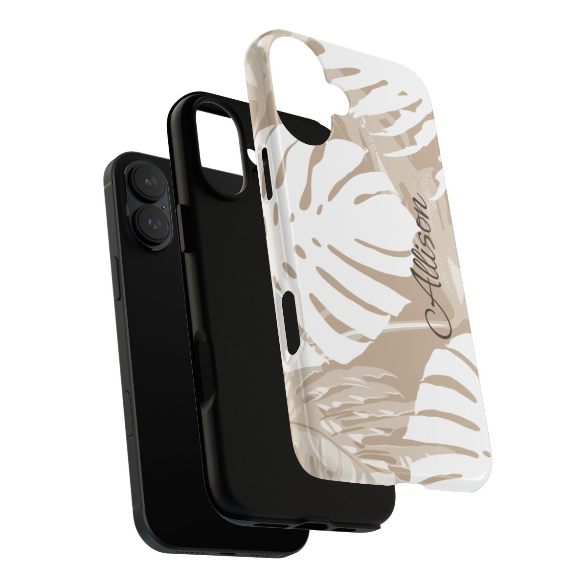 Exotic Monstera Personalized Tough Case for iPhone Phone Case The Local Banyan