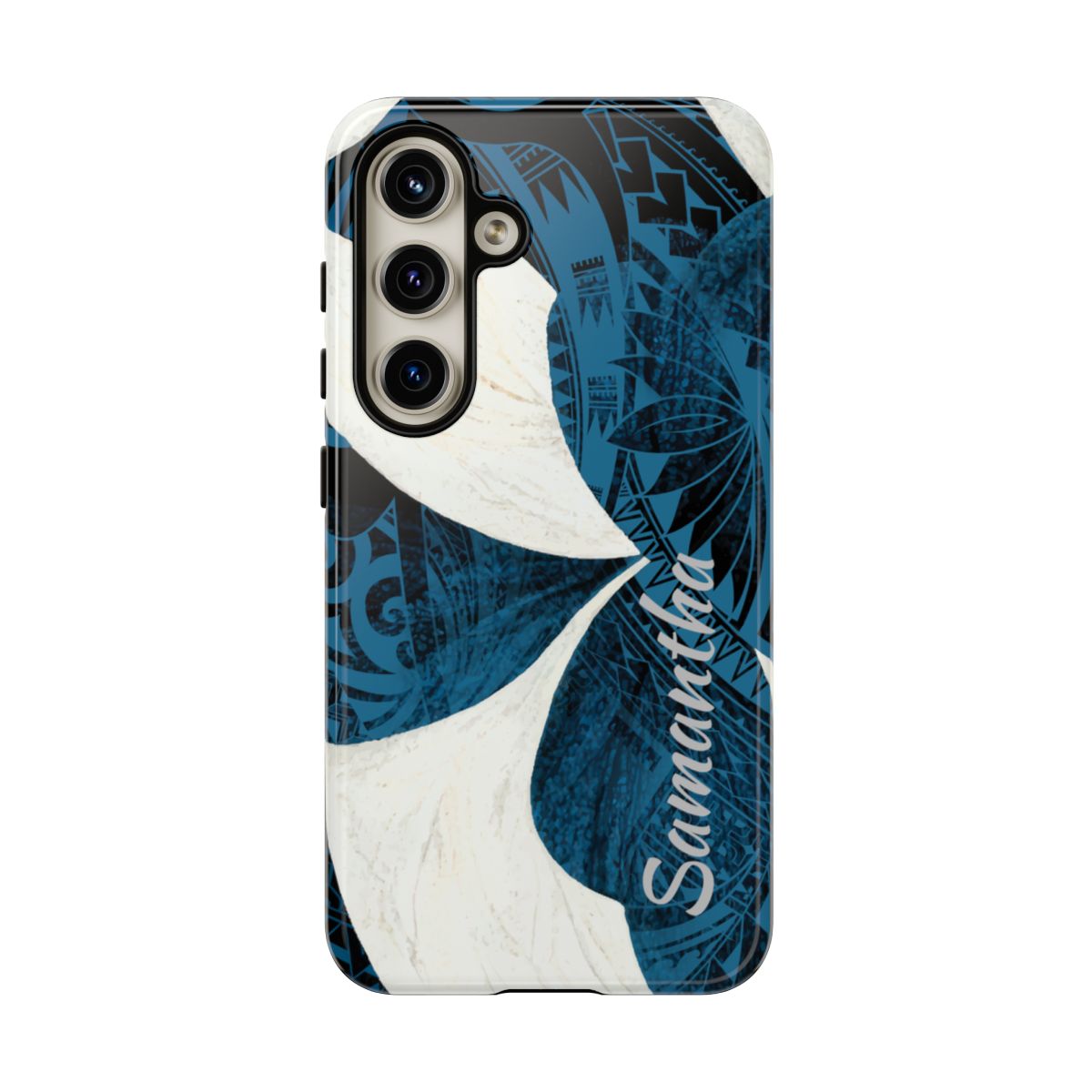 Hana Breeze Personalized Tough Case for Samsung Galaxy Phone Case The Local Banyan Samsung Galaxy S24 Glossy