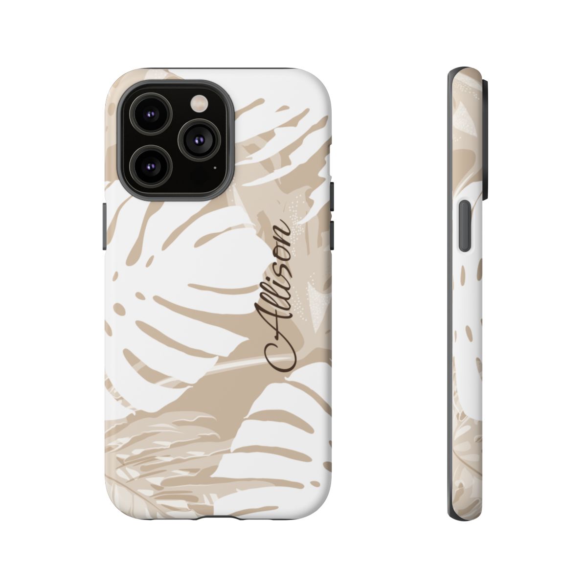 Exotic Monstera Personalized Tough Case for iPhone Phone Case The Local Banyan iPhone 14 Pro Max Matte
