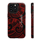 Island Tribal Personalized Tough Case for iPhone Phone Case The Local Banyan iPhone 13 Pro Glossy