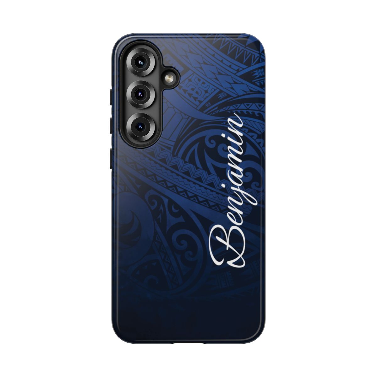 Midnight Essence Personalized Tough Case for Samsung Galaxy - Script Font Phone Case The Local Banyan Samsung Galaxy S25 Plus Glossy