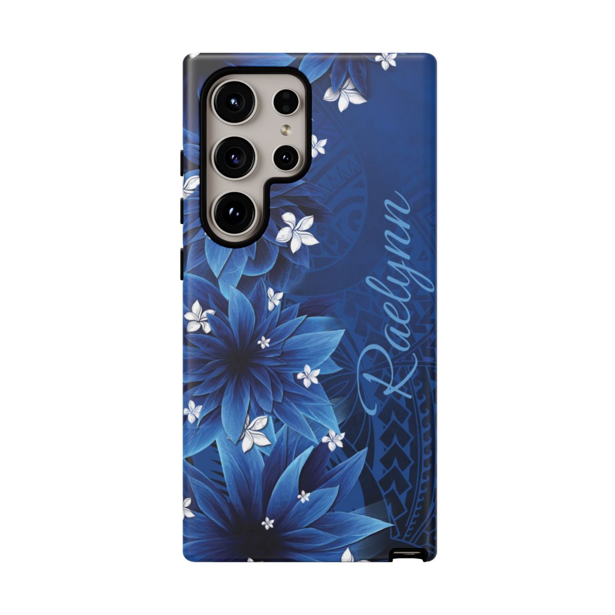 Hoku Pua Personalized Tough Case for Samsung Galaxy - Script Font Phone Case The Local Banyan Samsung Galaxy S24 Ultra Matte