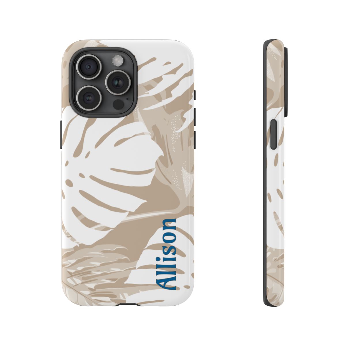 Exotic Monstera Personalized Tough Case for iPhone Phone Case The Local Banyan iPhone 15 Pro Max Glossy