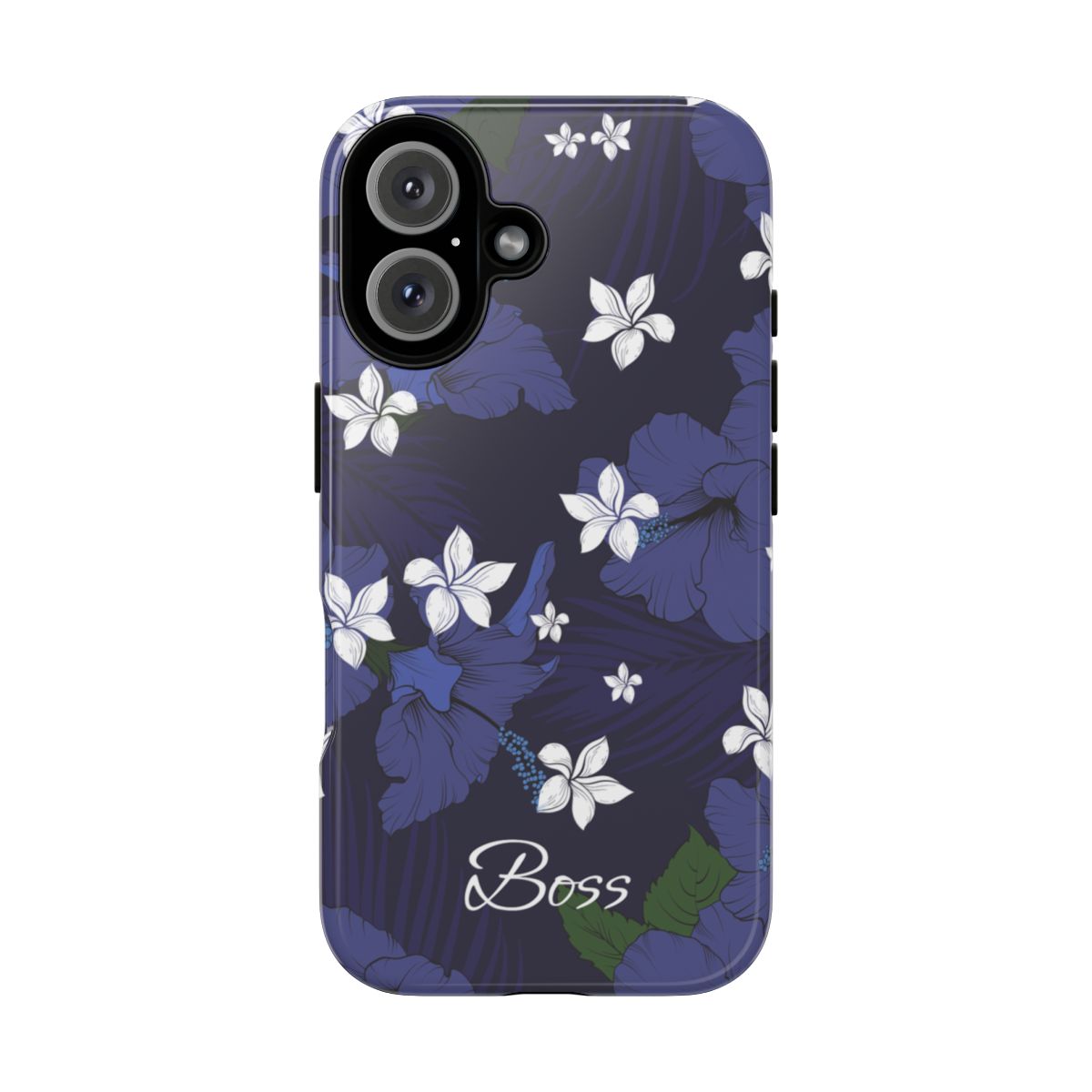 Vintage Blue Personalized Tough Case for iPhone Phone Case The Local Banyan iPhone 16 Glossy