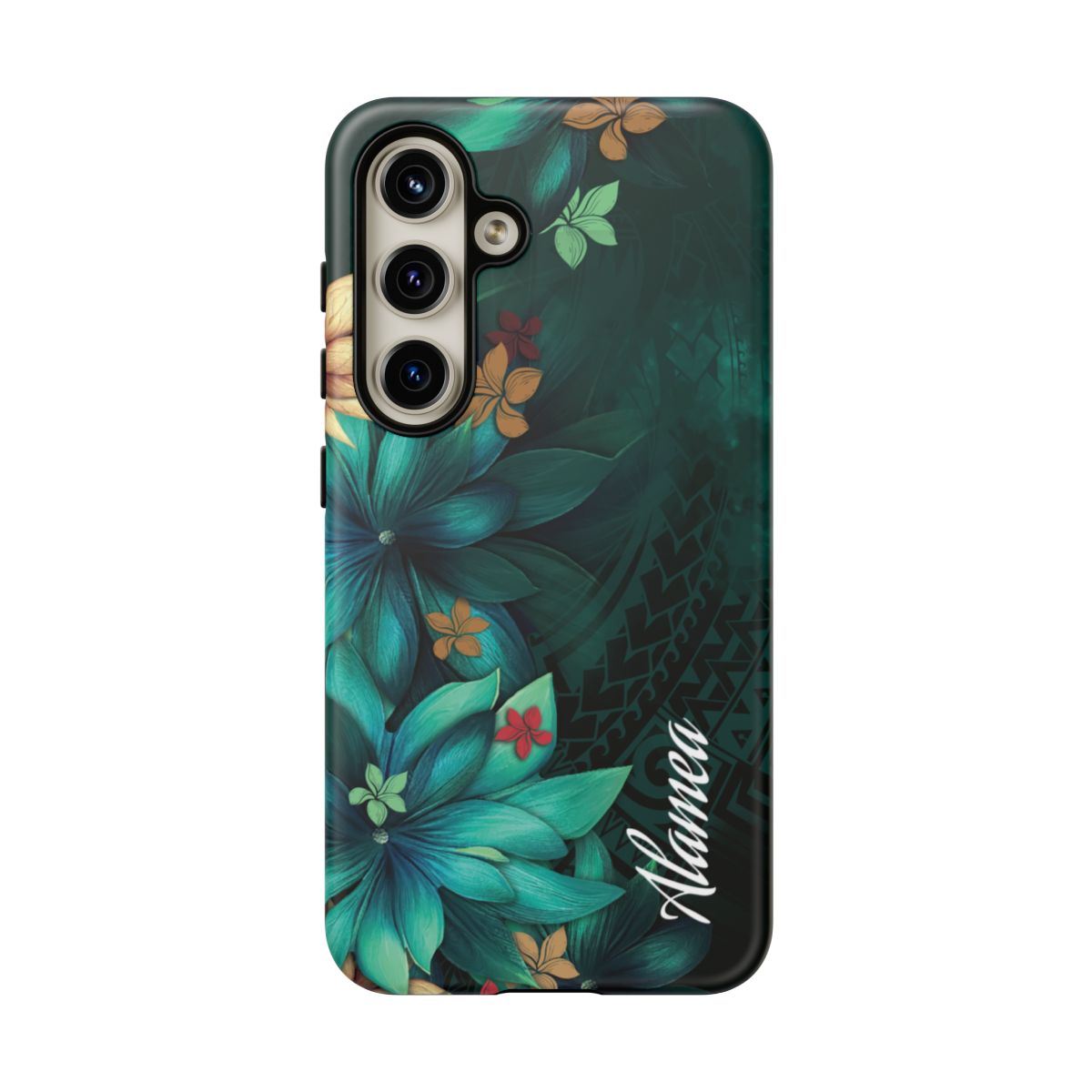Aloha Whispers Personalized Tough Case for Samsung Galaxy Phone Case The Local Banyan Samsung Galaxy S24 Matte