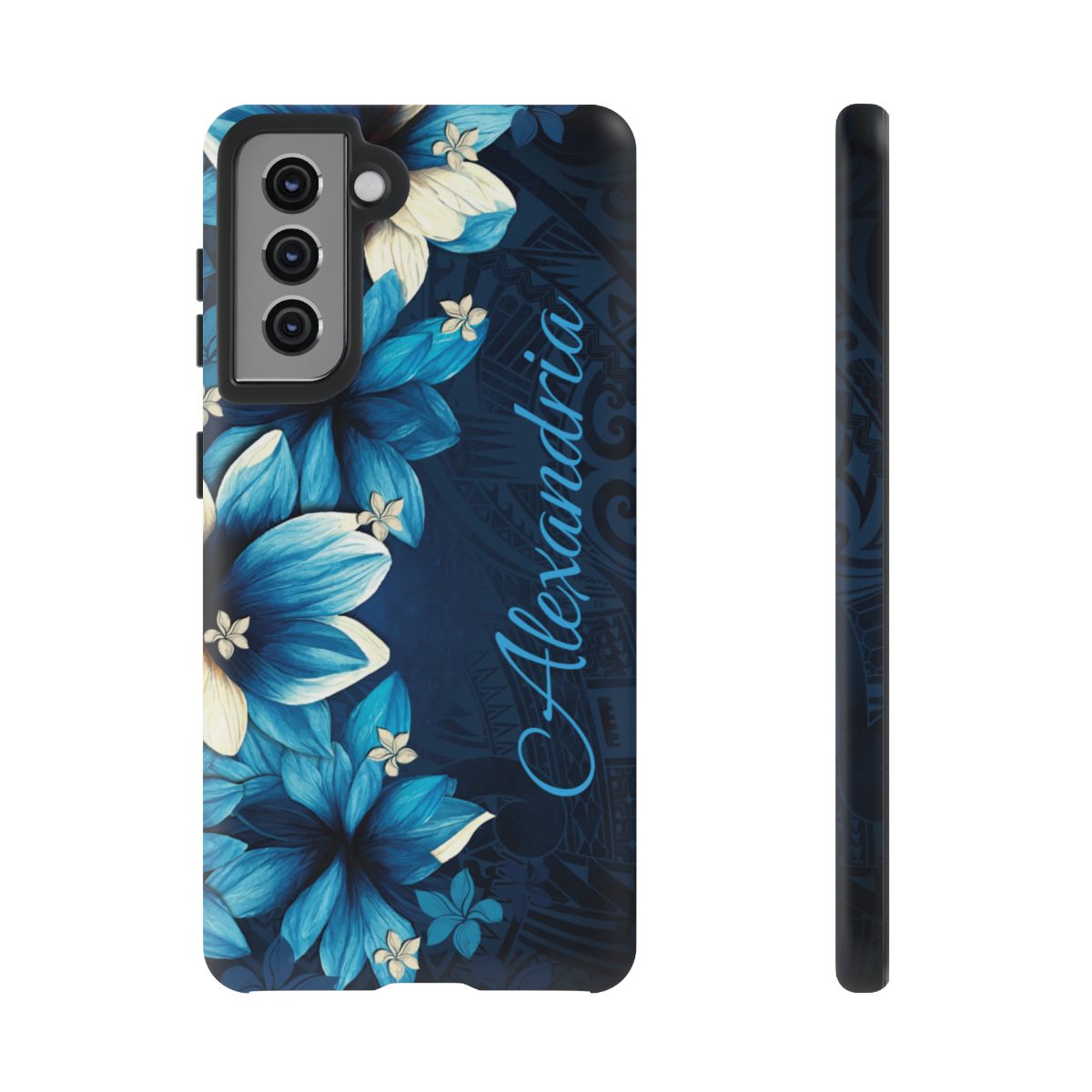 Leilani Nights Personalized Tough Case for Samsung Galaxy - Script Font Phone Case The Local Banyan Samsung Galaxy S21 Matte