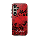 Keahi Pua Personalized Tough Case for Samsung Galaxy Phone Case The Local Banyan Samsung Galaxy S24 Glossy