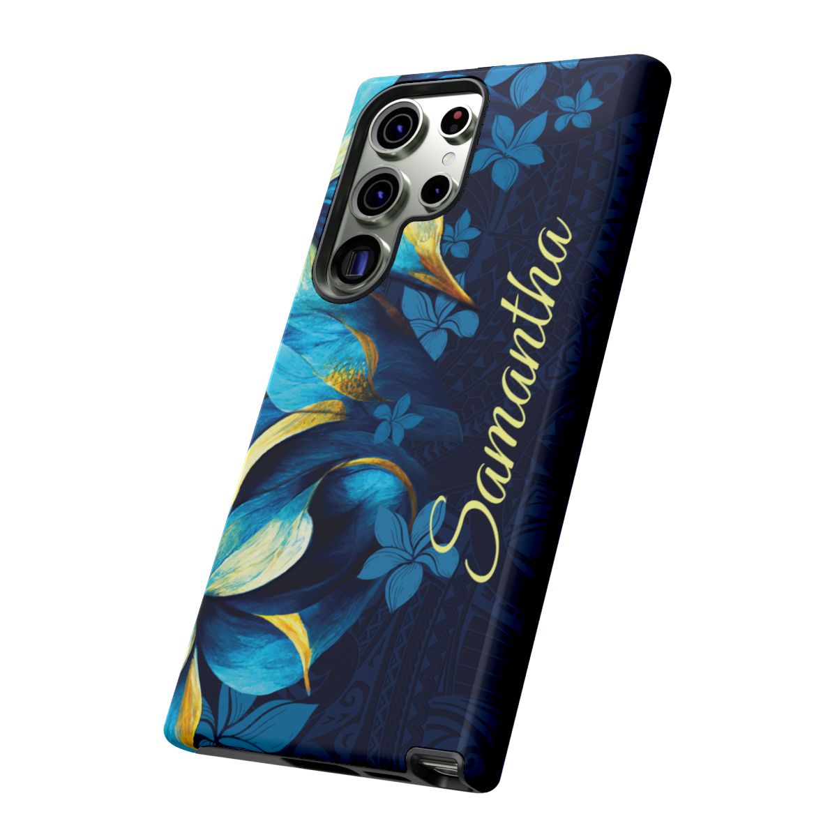 Pō Mahina Personalized Tough Case for Samsung Galaxy - Script Font Phone Case The Local Banyan
