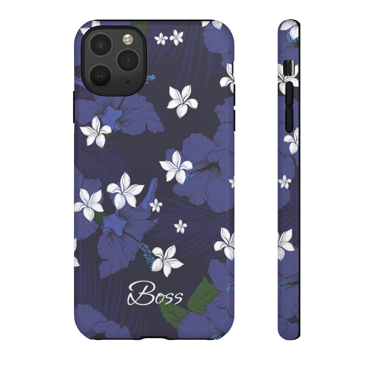 Vintage Blue Personalized Tough Case for iPhone Phone Case The Local Banyan iPhone 11 Pro Max Glossy