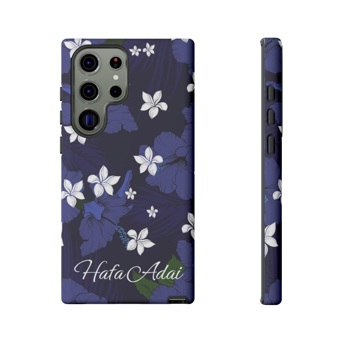 Vintage Blue Personalized Tough Case for Samsung Galaxy Phone Case The Local Banyan Samsung Galaxy S23 Ultra Matte