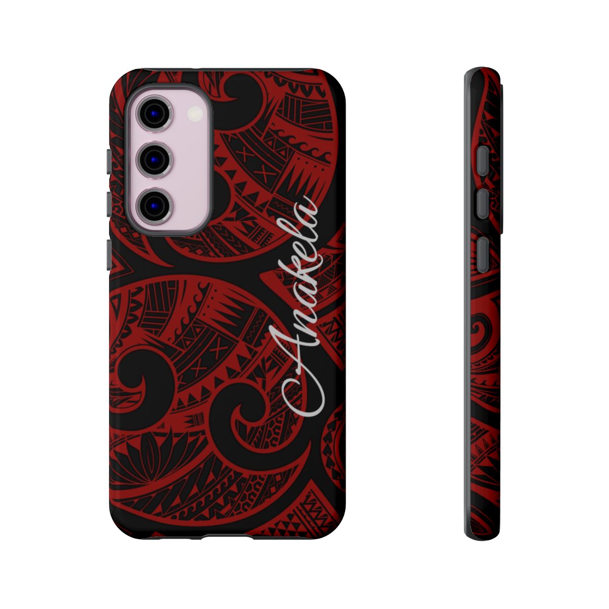 Island Tribal Personalized Tough Case for Samsung Galaxy - Script Font Phone Case The Local Banyan Samsung Galaxy S23 Plus Glossy