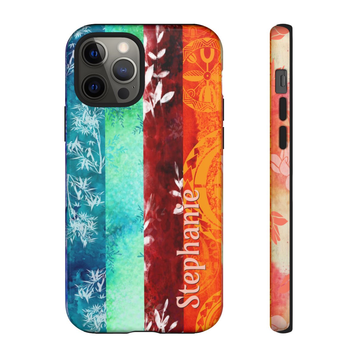 Island Vibes Personalized Tough Case for iPhone Phone Case The Local Banyan iPhone 12 Pro Glossy